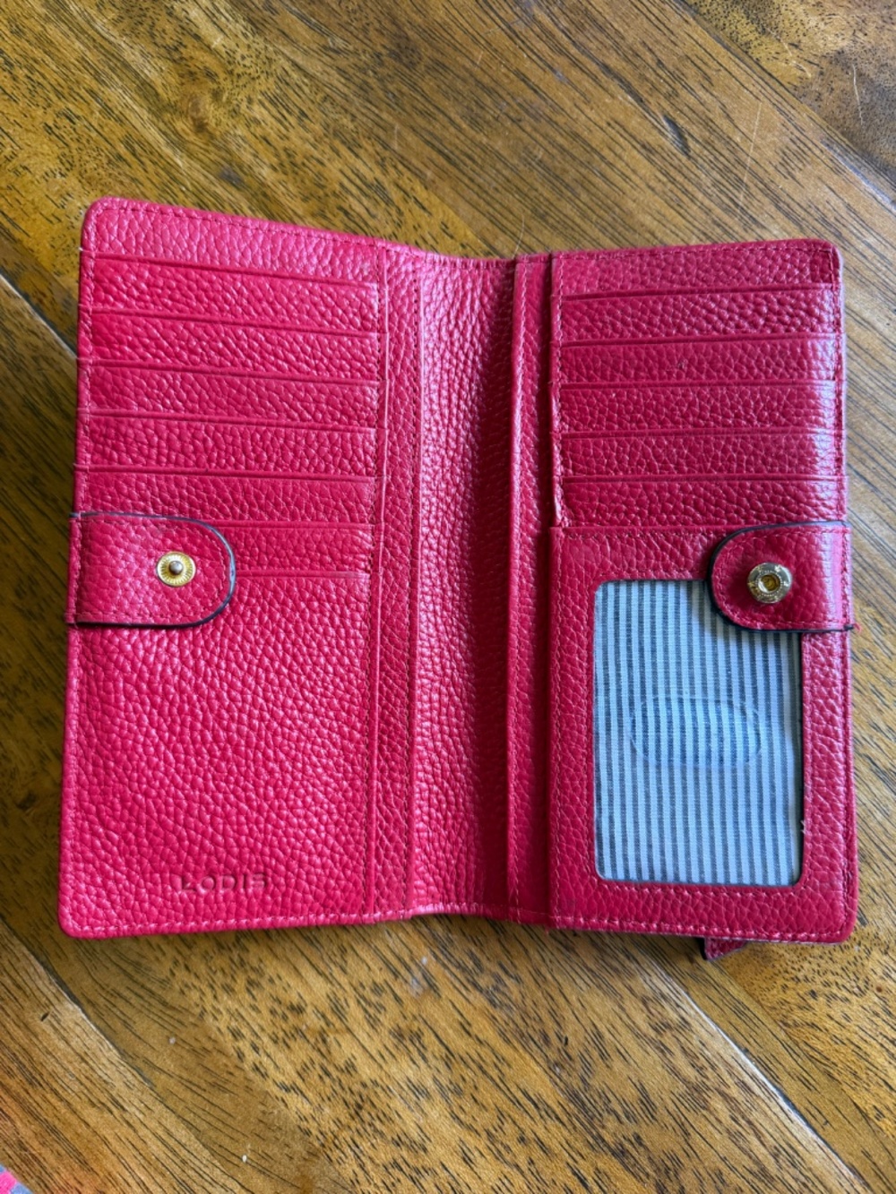 Lodis Snap Wallet Red - Picture 5 of 5